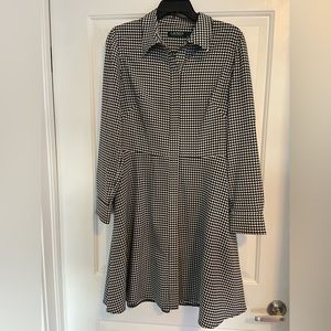 Ralph Lauren collared button-down dress - checked pattern with pockets